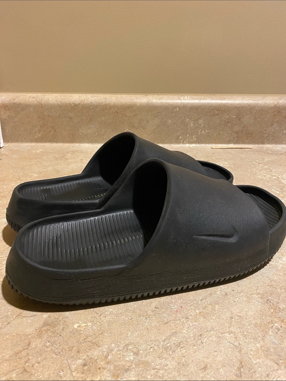Nike Black Men's Foam Slide Sandals
